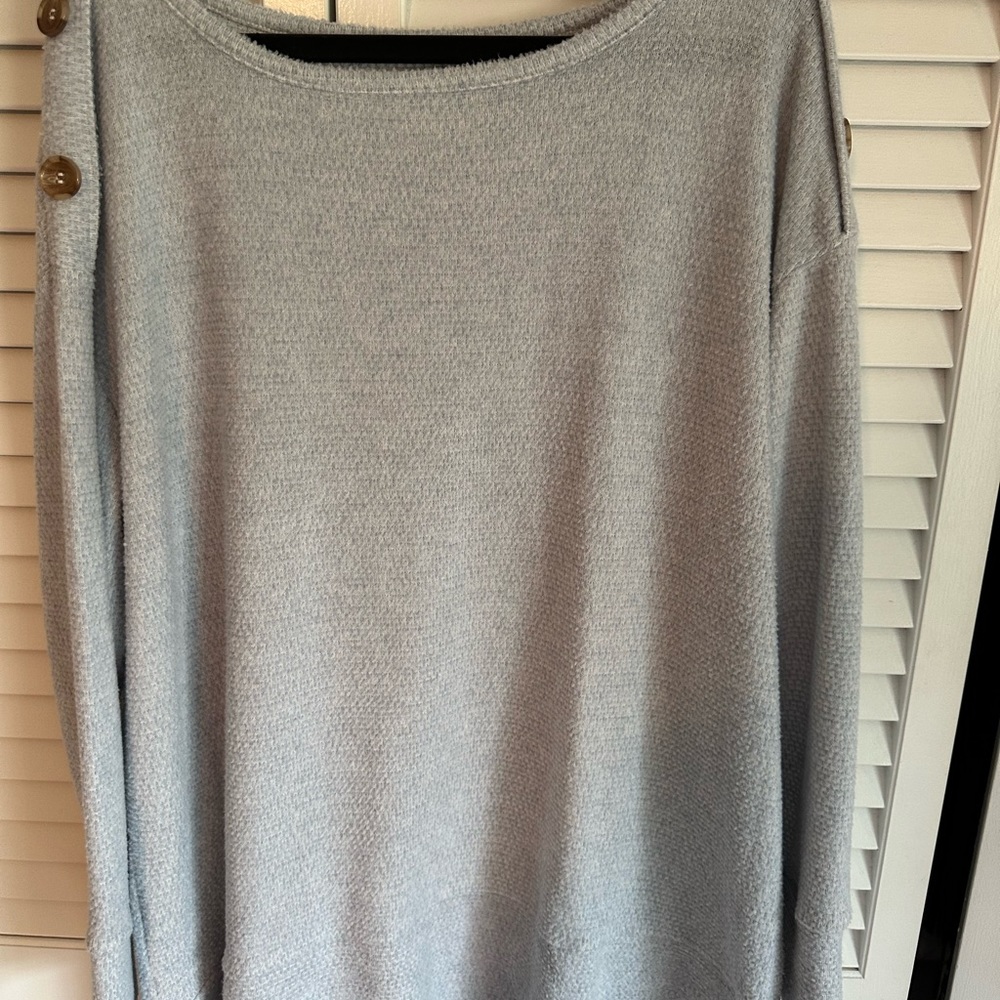Beautiful light blue oversized sweater